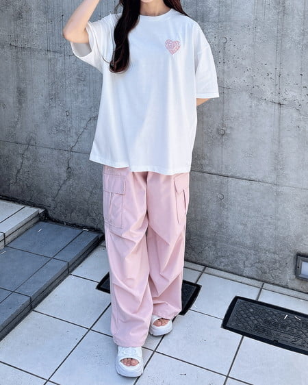 INGNI（イング） ニータックカーゴパンツ ﾋﾟﾝｸ