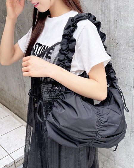 ギャザーショルダーバッグ