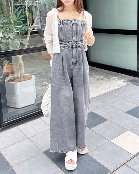 【INGNI STORE限定価格】【S～Mサイズ】デニムサロペット