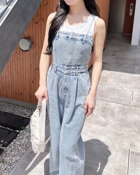 【INGNI STORE限定価格】【S～Mサイズ】デニムサロペット