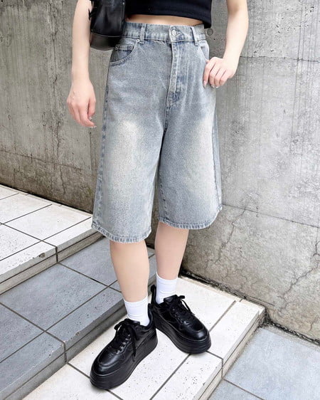 【5／20までの限定価格】デニムハーフパンツ