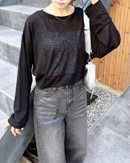 INGNI（イング） シアートップス ｸﾛ