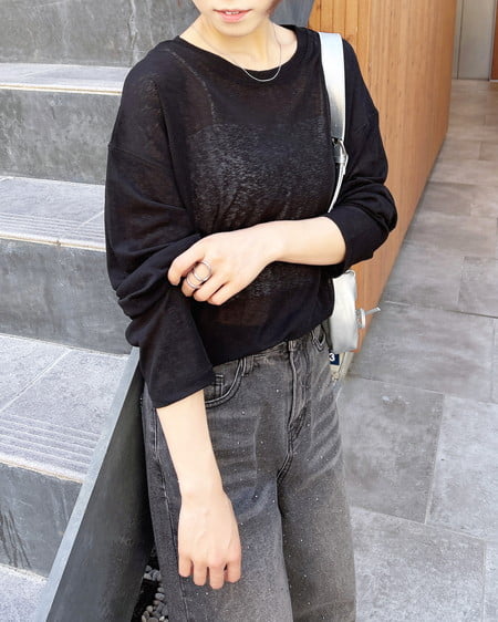 INGNI（イング） シアートップス ｸﾛ