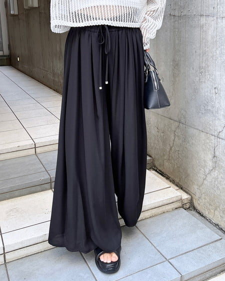 【6／3までの限定価格】ジョーゼットイージースカンツ