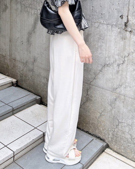 INGNI（イング） イージースウェットパンツ ｵﾌﾎﾜｲﾄ