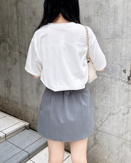 INGNI（イング） フラワーロゴTシャツ ｵﾌﾎﾜｲﾄ/ｺﾝ