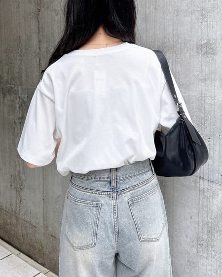 INGNI（イング） 転写フォトTシャツ ｵﾌﾎﾜｲﾄ/ｱｶ