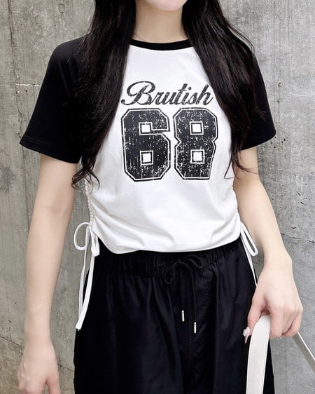 ナンバリングラグランTシャツ