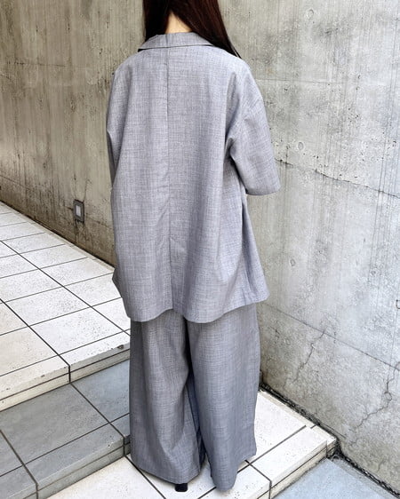 INGNI（イング） テーラージャケット＋パンツ／セットアップ ｸﾞﾚｰ