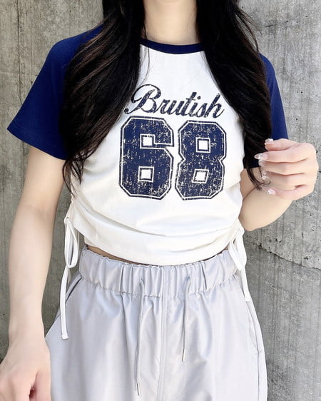 ナンバリングラグランTシャツ