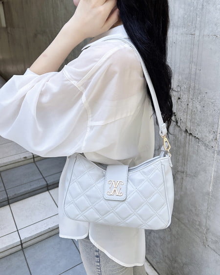 INGNI(イング) キルティング2Wayショルダーバッグ グレー