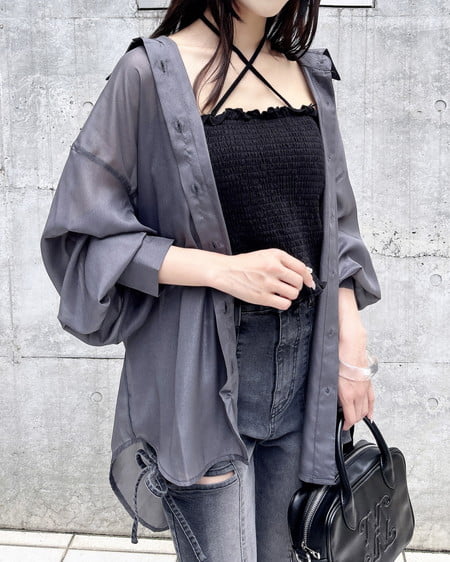 【期間限定価格】【WEB限定】シアービッグシャツ