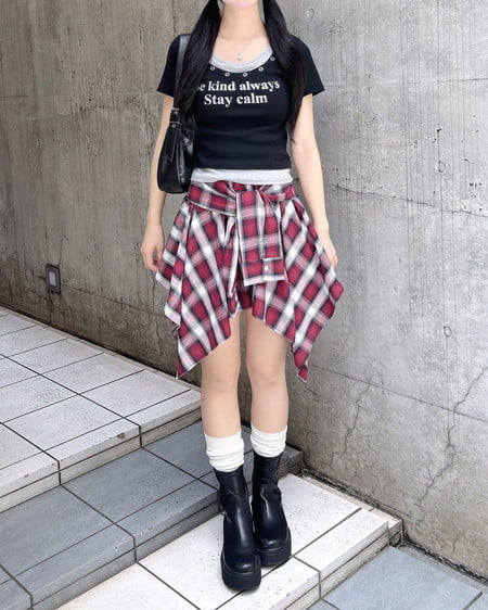 INGNI（イング） 厚底ジップブーツ ｸﾛ