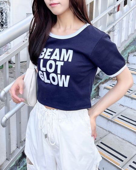 フロッキーロゴリンガーリブTシャツ