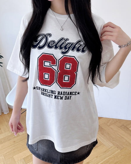 INGNI（イング） ナンバリングロゴチュニックTシャツ ｵﾌﾎﾜｲﾄ
