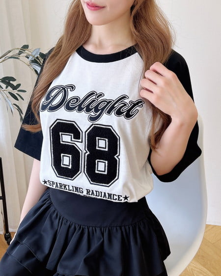 ナンバリングロゴチュニックTシャツ