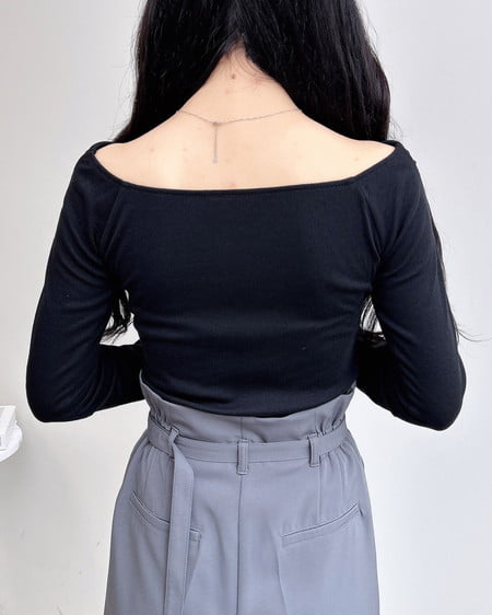 INGNI（イング） カシュクールトップス ｸﾛ