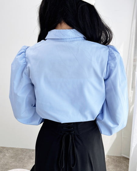 INGNI（イング） 胸刺繍ボウタイブラウス ｻｯｸｽ