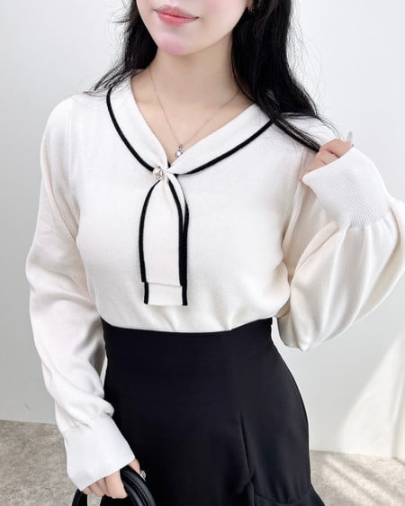 【8／19までの限定価格】【WEB限定】ボウタイニット