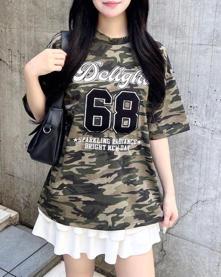 【8／26までの限定価格】ナンバリングロゴチュニックTシャツ