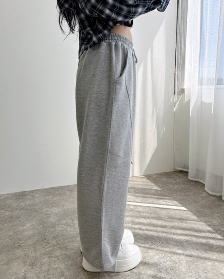 INGNI（イング） 切替スウェットパンツ ｸﾞﾚｰ