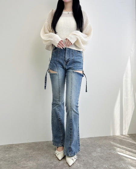 INGNI（イング） ストラップバックバンドパンプス ｱｲﾎﾞﾘｰ