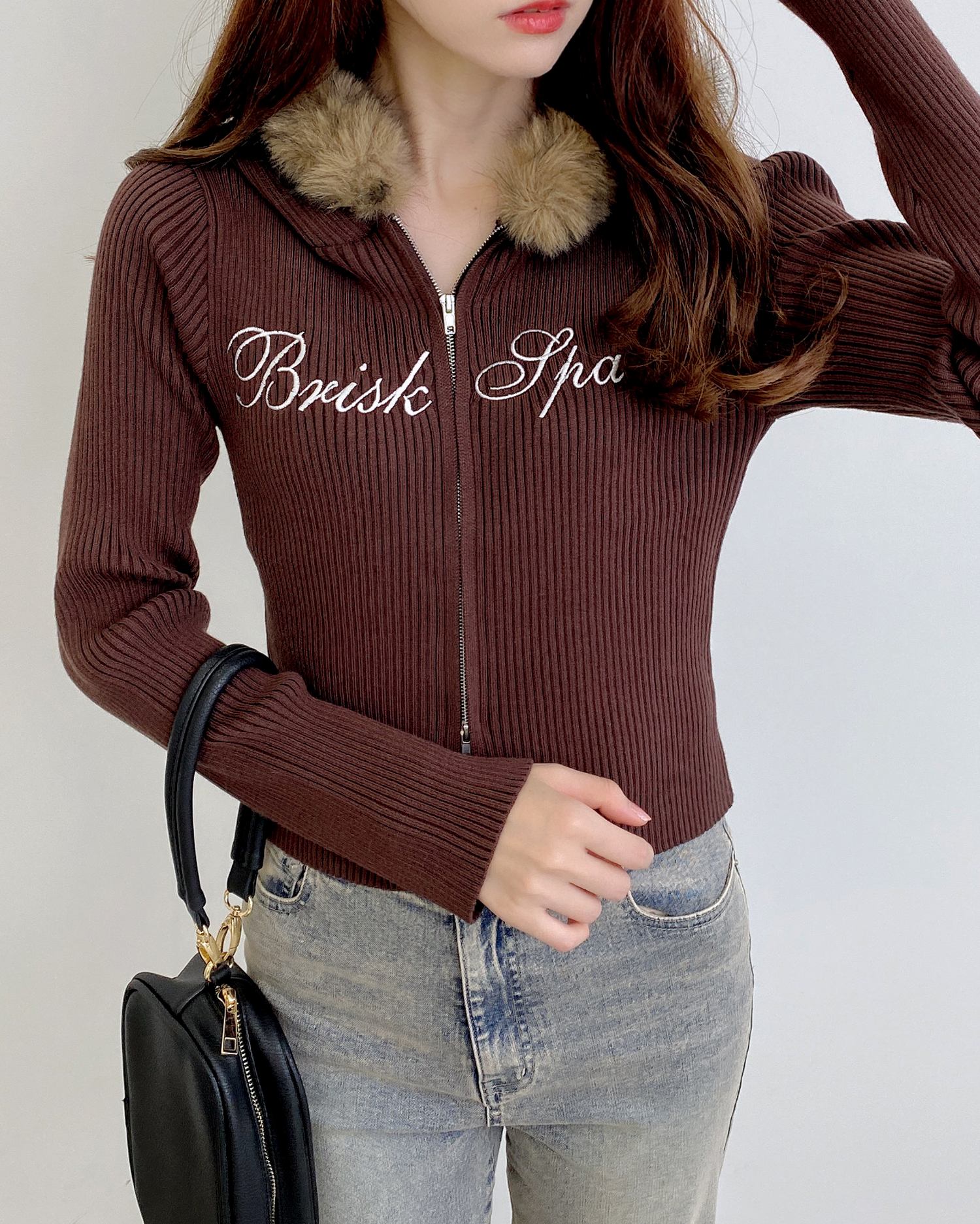 フェイクファー付ニットパーカー｜INGNI(イング) 公式通販｜INGNI STORE