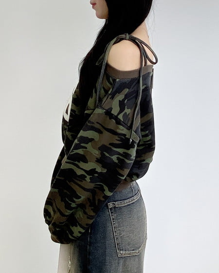 INGNI（イング） オフショル肩リボンナンバリングスウェットトップス ﾒｲｻｲ