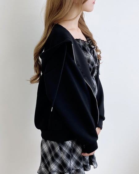 INGNI（イング） チェック柄ティアードキャミワンピース ｸﾛ/ﾁｪｯｸ