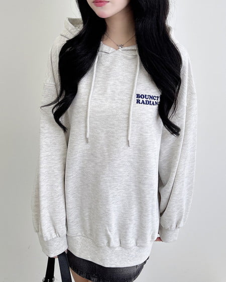 INGNI（イング） バック貼付ハートロゴスウェットチュニックパーカー ｵｰﾄﾐｰﾙ/ﾌﾞﾙｰ