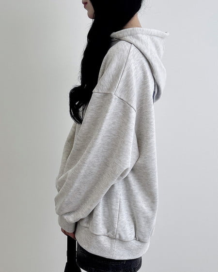 INGNI（イング） バック貼付ハートロゴスウェットチュニックパーカー ｵｰﾄﾐｰﾙ/ﾌﾞﾙｰ