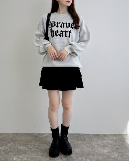 INGNI(イング) フェイクスエードフリルスカパン(セットアップ対応) クロ