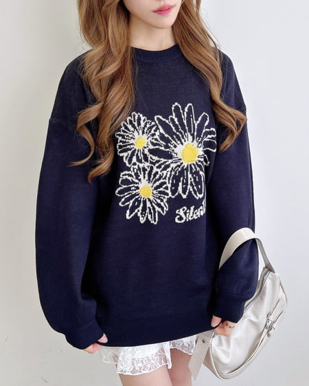 INGNI（イング） フラワージャガードニット ｺﾝ