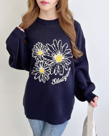 INGNI（イング） フラワージャガードニット ｺﾝ