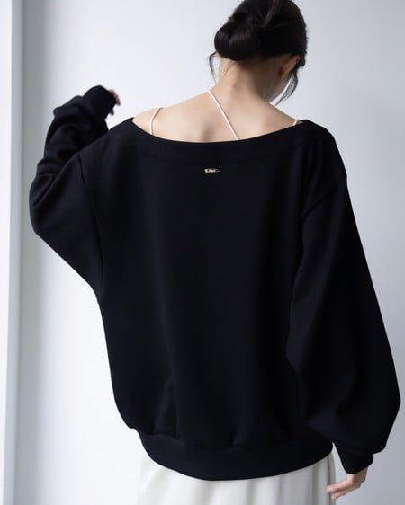 INGNI(イング) プレート付マルチWayダンボールトップス クロ