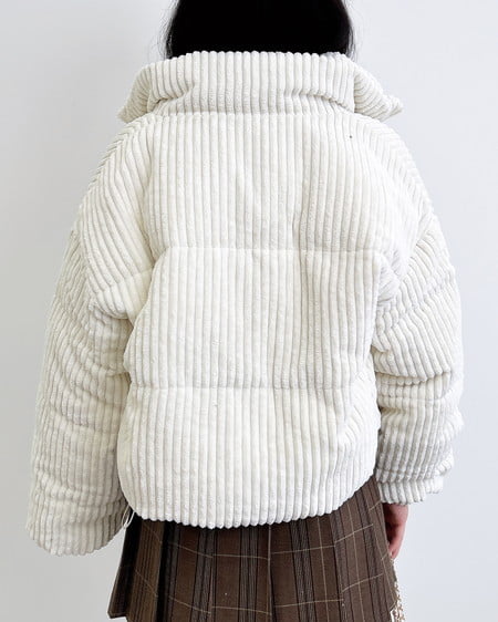 INGNI(イング) コーデュロイエコダウン アイボリー