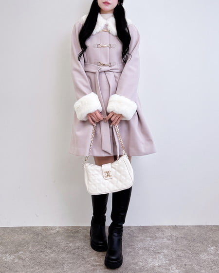 INGNI（イング） ビット付ドーリーコート ﾋﾟﾝｸ