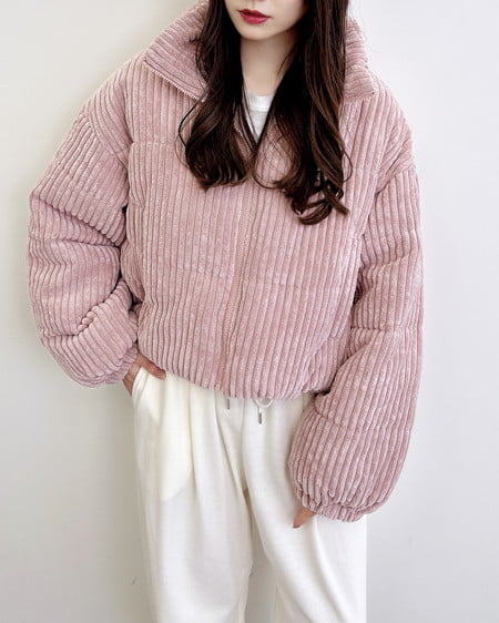 INGNI(イング) コーデュロイエコダウン ピンク