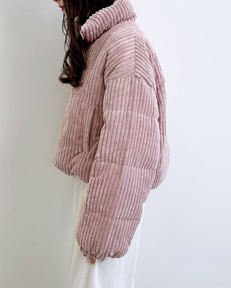 INGNI(イング) コーデュロイエコダウン ピンク