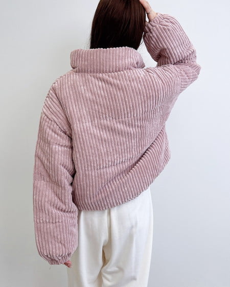 INGNI(イング) コーデュロイエコダウン ピンク