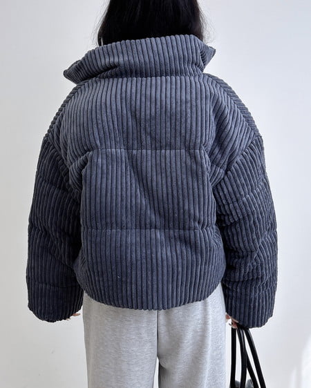 INGNI(イング) コーデュロイエコダウン グレー