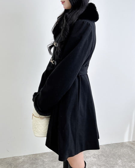 INGNI（イング） ビット付ドーリーコート ｸﾛ