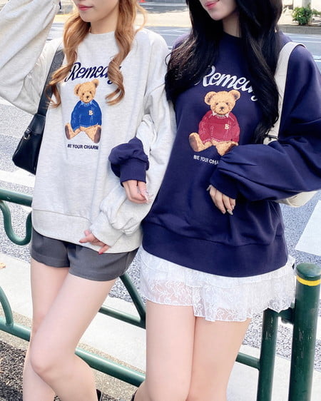 【10／14までの限定価格】【WEB限定】ベアロゴスウェットチュニック