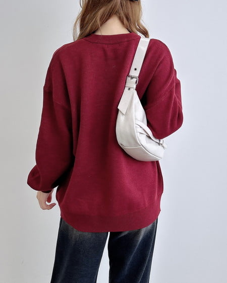 INGNI（イング） ジャガード2段ビッグロゴニット ﾎﾞﾙﾄﾞｰ/ｵﾌﾎﾜｲﾄ