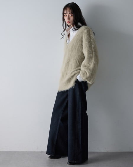 INGNI(イング) 2Wayハイウエストデニムパンツ(セットアップ対応) インディゴ