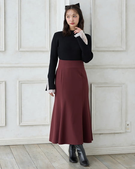 INGNI（イング） バックレースアップマーメイドスカート ﾎﾞﾙﾄﾞｰ