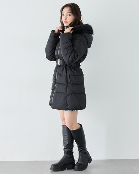INGNI（イング） インヒール厚底ロングブーツ ｸﾛ