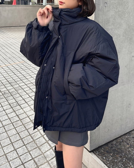 INGNI(イング) 中綿パフィブルゾン クロ