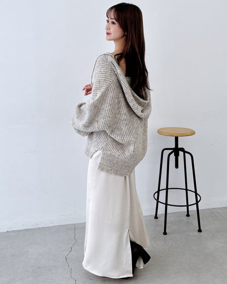 INGNI(イング) サテンマーメイドスカート アイボリー