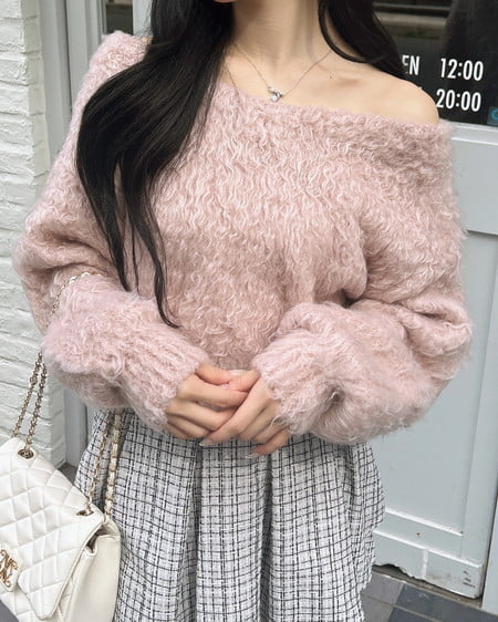 INGNI(イング) 2Wayショート丈シャギーニット